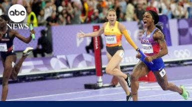 Sha’Carri Richardson wins her 1st Olympic gold medal