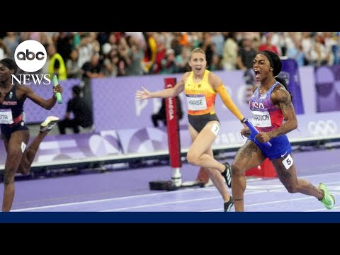 Sha’Carri Richardson wins her 1st Olympic gold medal