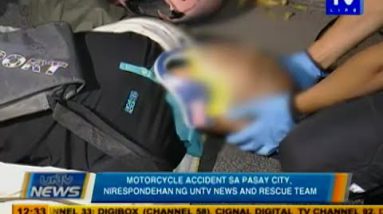 Motorcycle accident sa Pasay City, nirespondehan ng UNTV News and Rescue