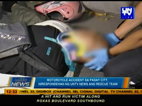 Motorcycle accident sa Pasay City, nirespondehan ng UNTV News and Rescue