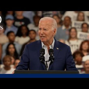 Biden speaks at marketing campaign rally in North Carolina following debate