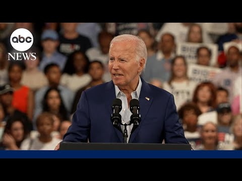 Biden speaks at marketing campaign rally in North Carolina following debate