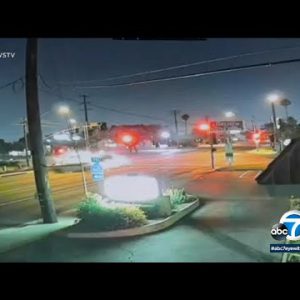 Violent, high-tempo rupture caught on video in Chino