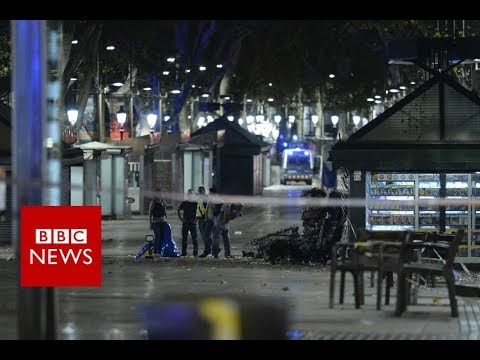 Barcelona: 13 killed as van rams crowds in Las Ramblas – BBC News