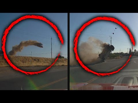 Car Flying Between Energy Strains Appears to be like Esteem Movie Stunt