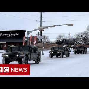 “It be frozen inner”: Iciness storm hits Texas – BBC News