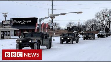 “It be frozen inner”: Iciness storm hits Texas – BBC News