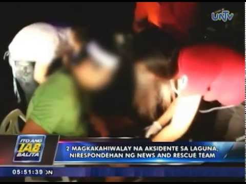 2 magkakahiwalay na aksidente sa Laguna nirespondehan ng UNTV News & Rescue Group