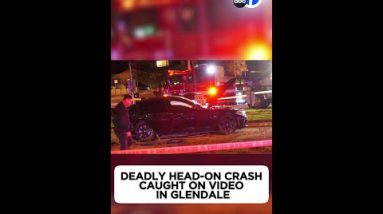 Lethal head-on wreck caught on video in Glendale; arrest made