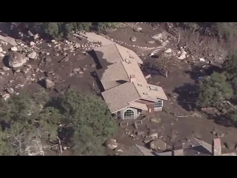 California mudslides’ death toll rises as searches continue