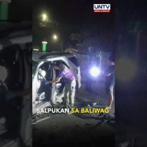 Truck at SUV, nagsalpukan sa Baliwag, Bulacan