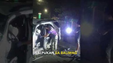 Truck at SUV, nagsalpukan sa Baliwag, Bulacan