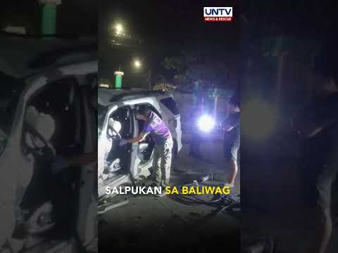 Truck at SUV, nagsalpukan sa Baliwag, Bulacan