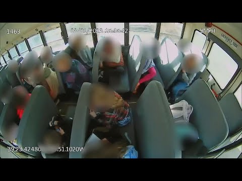 College Bus Driver Slams on Brakes With College students on Board