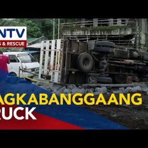 Isang van at dalawang truck, sangkot sa aksidente sa Tabaco, Albay