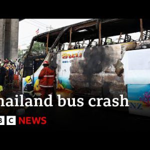 Now not decrease than 23 folks including kids die in Thailand bus rupture | BBC Recordsdata