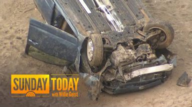 Lady Survives After Automobile Goes Over A Cliff, Plummets To Seaside Below | Sunday TODAY