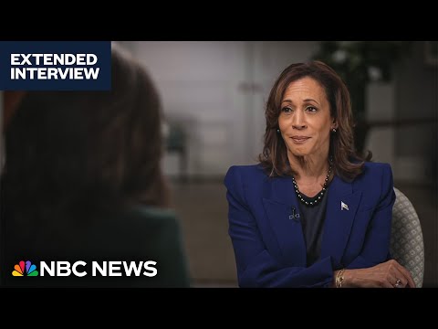 Kamala Harris tubby interview: ‘Completely’ the nation is willing for a lady to be president