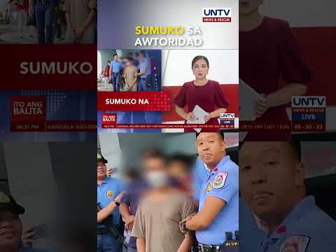 Suspek sa pamamaril sa traffic law enforcer sa Tanza, Cavite, sumuko na