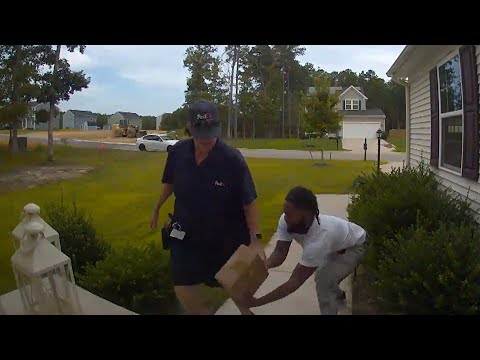 Porch Pirate Steals Bundle From FedEx Driver