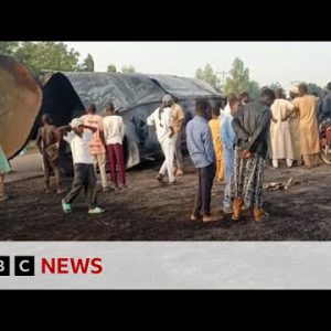 Fire after Nigeria tanker wreck kills bigger than 100 folks | BBC News