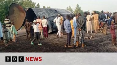 Fire after Nigeria tanker wreck kills bigger than 100 folks | BBC News