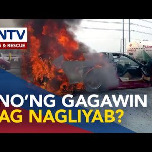 Sports automobile ni Angie Mead King, nasunog sa SLEX – Ano ba ang dapat gawin sakaling ito ay maranasan?