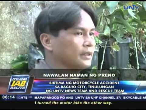 Biktima ng bike accident sa Baguio Metropolis tinulungan ng UNTV Info Team and Rescue Team