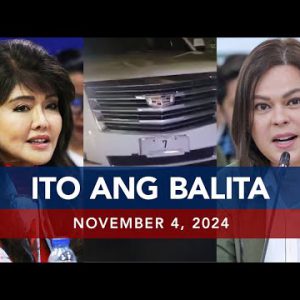 UNTV: Ito Ang Balita | November 4, 2024