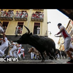 Behold: Thousands utilize piece in the working of the bulls in northern Spain