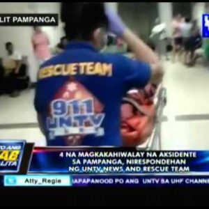 Magkakahiwalay na aksidente sa Pampanga, nirespondehan ng UNTV Info and Rescue