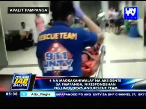 Magkakahiwalay na aksidente sa Pampanga, nirespondehan ng UNTV Info and Rescue