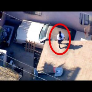 Lady’s Insane Acrobatics as She Eludes Cops