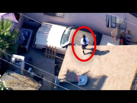 Lady’s Insane Acrobatics as She Eludes Cops