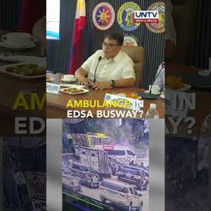 MMDA to discover about policy on ambulance entry in EDSA busway after collision that injured a driver