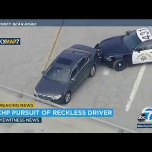 Mosey: Man runs in some unspecified time in the future of 5 Fwy after CHP PIT maneuver ends wild pursuit