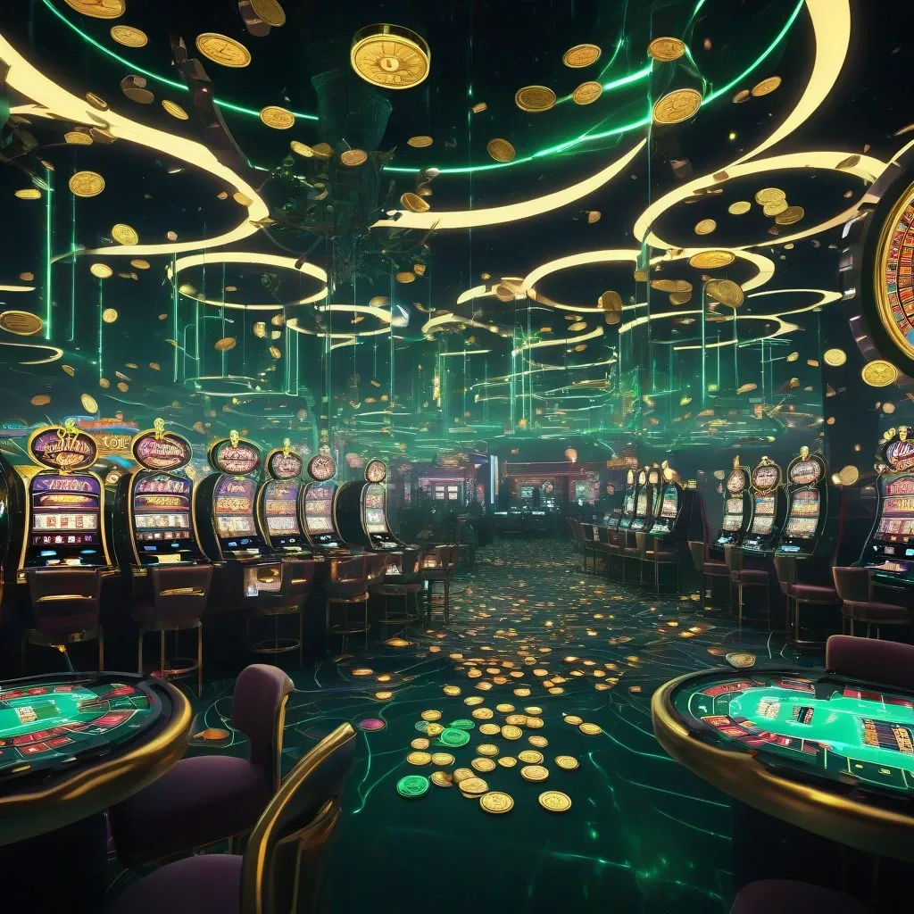 Chaotic Casino Neon Lobby